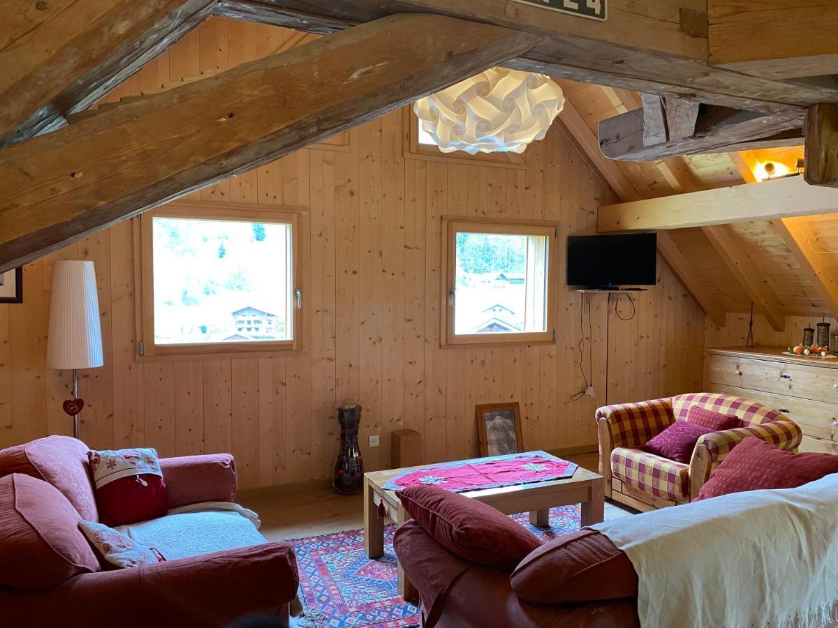 Le Bel Appartement De Montagne Bellevaux Luaran gambar