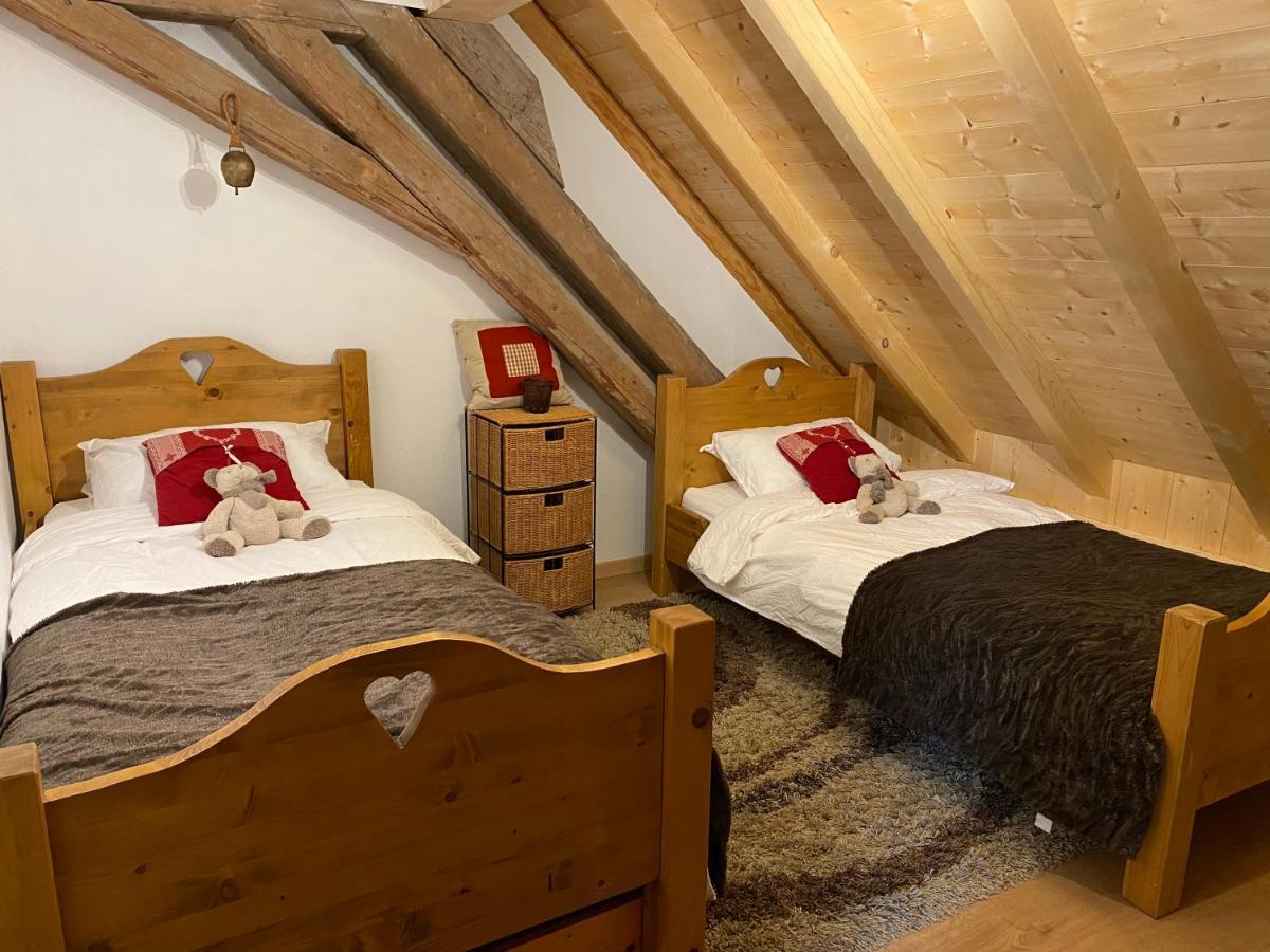 Le Bel Appartement De Montagne Bellevaux Luaran gambar